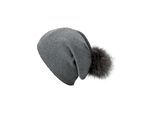 Capelli New York Beanie, mit Metall-Logo an der Krempe