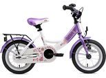 Kinderfahrrad BIKESTAR "Classic" Gr. 23, lila (violett, weiß), Fahrräder, Kinder, 23cm, 12 Zoll (30,48cm)