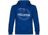 multifanshop Kapuzen Sweatshirt - Holstein - Meine Fankurve - Druck weiß - Hoodie
