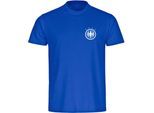 multifanshop Kinder T-Shirt - Deutschland - Adler Retro - Druck weiß - Kind