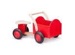 Rutscher aus Holz für Kinder mit rotem Kasten Holzspielzeug