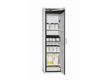 Sicherheitsschrank Typ 90 asecos S-CLASSIC-90, Flügeltür mit Türfeststellanlage, Anschlag rechts, Front Lichtgrau, B 596 x T 616 x H 1968 mm