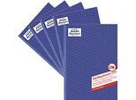 Avery Zweckform 1777-5 Bau-Tagesbericht, Format A4, 5 Bücher mit jeweils 3 x 40 Blatt, FSC®-Papier, weiss/gelb/rosa