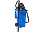 Komplettset Nass-Trockensauger, mit Werkzeugsteckdose, inkl. Grossmülltonne für 120 l, 1 Patronenfilter & 1 Vliesfilter, blau