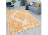 Paco Home Teppich »Mariba 200« rechteckig 13 mm Höhe Kurzflor, meliert, Orient-Optik, Hoch-Tief Effekt, Wohnzimmer
