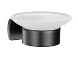 diaqua® Badaccessoire-Set »Glas, schwarz matt«