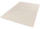 Teppich "Pure 6317-243", beige (creme), B:160cm H:22mm L:230cm, Kunstfaser, SCHÖNER WOHNEN-KOLLEKTION, Teppiche, Teppich, Kurzflor, Hoch Tief Struktur, Wohnzimmer, Schöner Wohnen Kollektion