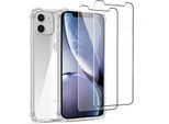 Hülle iPhone 11 und 2 schutzfolien - TPU - Transparent