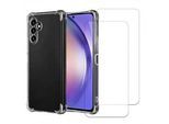 Hülle Galaxy A54 und 2 schutzfolien - TPU - Transparent