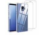 Hülle Galaxy S9 und 2 schutzfolien - TPU - Transparent