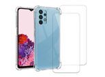 Hülle Galaxy A53 5G und 2 schutzfolien - TPU - Transparent