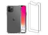 Hülle iPhone 11 Pro und 2 schutzfolien - Recycelter Kunststoff - Transparent