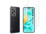 Hülle Honor 200 Lite 5G und 2 schutzfolien - TPU - Transparent