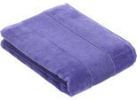 Vossen Badetuch »Santiago«, (1 St., Badetuch 67 x 140 cm), mit eleganten Veloursstreifen und Kordelbiesen
