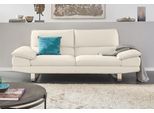 CALIA ITALIA 3-Sitzer »Dave, Sitzkomfort der Extraklasse, tolle Details« Designsofa auf Kufenfuss, in zwei Lederqualitäten