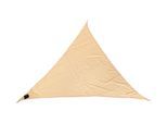 Sonnensegel COCON "LED Solar, 360 cm, Dreieck, Beige", beige (natur), Sonnensegel, B/T: 360cm x 360cm, Sonnensegel, B:360cm H:360cm T:360cm