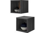INOSIGN Wandregal »City«, (Set, 2 St.), Breite 28 cm