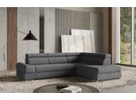sit&more Ecksofa "Broadway L-Form" mit verstellbaren Kopfteilen, wahlweise mit Bettfunktion