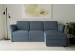 Home affaire Ecksofa »Lavars, L-Form, Schlafsofa«, mit Bettfunktion und Stauraum, in zwei verschiedenen Bezugsqualitäten