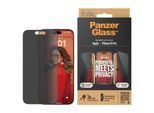 PanzerGlass Displayschutzglas »Ultra Wide Fit Privacy iPhone 15 Pro«, für iPhone 15 Pro, (1 St.)