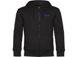 multifanshop Kapuzen Sweatshirt Jacke - München blau - Herzschlag - Druck blau - Sweat