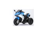 Moni Kinder Elektromotorrad Hurricane drei Räder, Musikfunktion, Rückwärtsgang blau