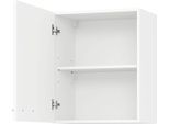 Hängeschrank KOCHSTATION "KS-Scafa", wahlweise Türschlag rechts oder links", weiß (weiß hochglanz), B:60cm H:60cm T:35cm, Schränke, Hängeschrank, in meheren Breiten, Höhe 60 cm, wahlweise Türschlag rechts oder links