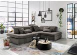 Ecksofa "SO 4100 mit komfortablen Federkern und Kopfteilverstellung", braun (schlamm 14), B:291cm H:80cm T:226cm, SET ONE BY MUSTERRING, Sofas, Ecksofa, wahlweise mit Bettfunktion und Sitztiefenverstellung, L-Form