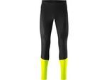 Fahrradhose GONSO "Essential Tight Softshell No Pad M", Herren, Gr. 5XL, Normalgrößen, gelb (neongelb), 100% Polyester, Hosen, Herren Radhose ohne Sitzpolster Tight fit