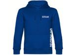 multifanshop Kapuzen Sweatshirt - Deutschland - Brust & Seite - Druck weiß - Hoodie