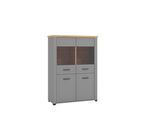 Home affaire Vitrine »Valencia«, 2 Türen mit 4mm-Sicherheitsglas, Breite 103,5 cm