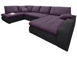 TRENDMANUFAKTUR Wohnlandschaft »Indie, toller Sitzkomfort, aufwendige Detailverarbeitung, U-Form«, wahlweise mit Bettfunktion