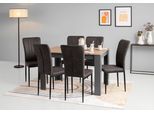 Home affaire 4-Fussstuhl »Bergamo«, (Set), 4 St., Luxus-Microfaser Vintage, erhältlich in Samt, Vintage-Mikrofaser und...