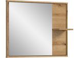 welltime Spiegel »Kayu, Breite 84 cm, 1 Ablagefläche«, Badspiegel, Bad-Möbel, Badezimmer, Bad, Badezimmerspiegel