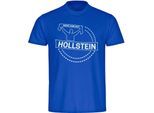 multifanshop Herren T-Shirt - Holstein - Meine Fankurve - Druck weiß - Männer