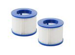 Wasserfilter für Whirlpool MCW-E32, Ersatzfilter Filterkartusche Filterpatrone Lamellenfilter, Zubehör ~ 2 Stück
