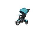 Lorelli Tricycle Neo 4 in 1 Luftreifen, Schiebestange, Sitz drehbar, verstellbar schwarz hellgrün