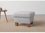 Stauraumhocker HOME AFFAIRE "Caldera", silber, B:58cm H:48cm T:58cm, 100% Polyester, Hocker, Stauraum, auch in Easy Care-Bezug für einfaches Reinigen mit Wasser
