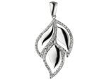 Kettenanhänger JOBO "Anhänger mit 81 Zirkonia", silber (silber 925, weiß), Schmuckanhänger, Damen, Silber 925 (Sterlingsilber), Kettenanhänger, 925 Silber