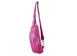 Umhängetasche "Betty", Mädchen, Gr. B/H/T: 34cm x 16cm x 5cm onesize, pink, Polyurethan (PU), COLLEZIONE ALESSANDRO, Taschen Umhängetasche, echtes Leder, viele Fächer