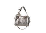 Umhängetasche "Champagner", Mädchen, Gr. B/H/T: 26cm x 17cm x 4cm onesize, beige (champagner), Leder, COLLEZIONE ALESSANDRO, Taschen Umhängetasche, aus Leder, mit Schleife