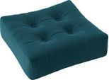 Pouf KARUP DESIGN "More Pouf", blau (petrolblau), B:70cm H:22cm T:70cm, Stoff, Poufs, Pouf