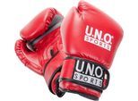 Boxhandschuhe U.N.O. SPORTS "Fun" Gr. 3, rot, Boxhandschuhe, 3 12, Obermaterial: 90% Kunstleder, 10% sonstige Fasern, für leichtes Heimtraining