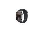 Apple Watch Series 10 GPS + Cellular 46mm - Slate Titanium Case with Black Sport Band - M/L