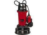 Schmutzwasserpumpe EINHELL "GE-DP 900 Cut", rot (rot, schwarz), B:22,3cm H:42cm L:27,5cm, Pumpen, 900 W, 16000 l/h