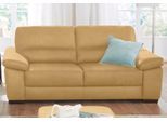 2-Sitzer CALIA ITALIA "Gaia, Sofa im edlen Design und mit erstklassigem Sitzkomfort", gelb (mostaza), B:177cm H:92cm T:97cm, Luxus-Microfaser Ginevra (100% Polyester), Sofas, aus pflegeleichtem Luxus-Microfaser Ginevra Hydro Care