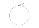 Kette ohne Anhänger JOBO, silber (silber 925), Halsketten, Damen, Silber 925 (Sterlingsilber), L: 45, 925 Silber mit Zirkonia 45 cm verkürzbar