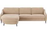 Ecksofa SIT & MORE "Soul L-Form", braun (macciato), B:296cm H:90cm T:189cm, 100% Polyester, Sofas, Ecksofa, wahlweise mit Bettfunktion