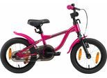 Kinderfahrrad LÖWENRAD "Sport" Gr. 21, lila, Fahrräder, Kinder, 21cm, 14 Zoll (35,56cm)