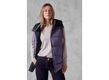 Steppweste CECIL, Damen, Gr. S (38), lila (stormy violet), Stoff, 100% Polyester, unifarben, normal normal, ohne Ausschnitt, Westen Steppweste, mit moderner Steppung